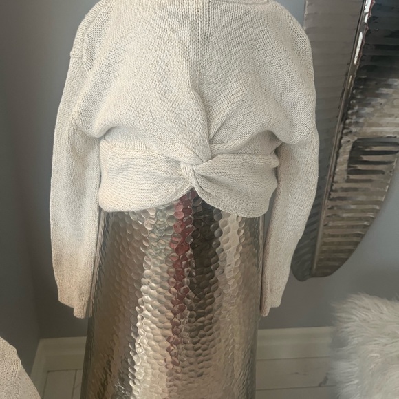 Oshkosh new, no tags unworn little girls, cream, gold fancy sweaters dressy cute - Picture 4 of 17